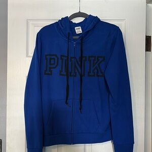 PINK Victoria's Secret Blue Zip-Up Jacket
